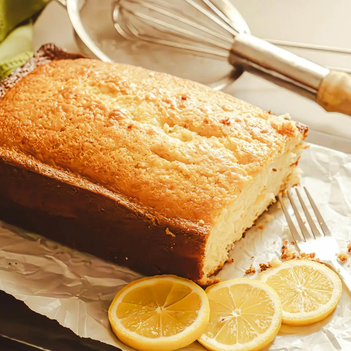 Lemon Cake — Bright lemon, soft crumb.
