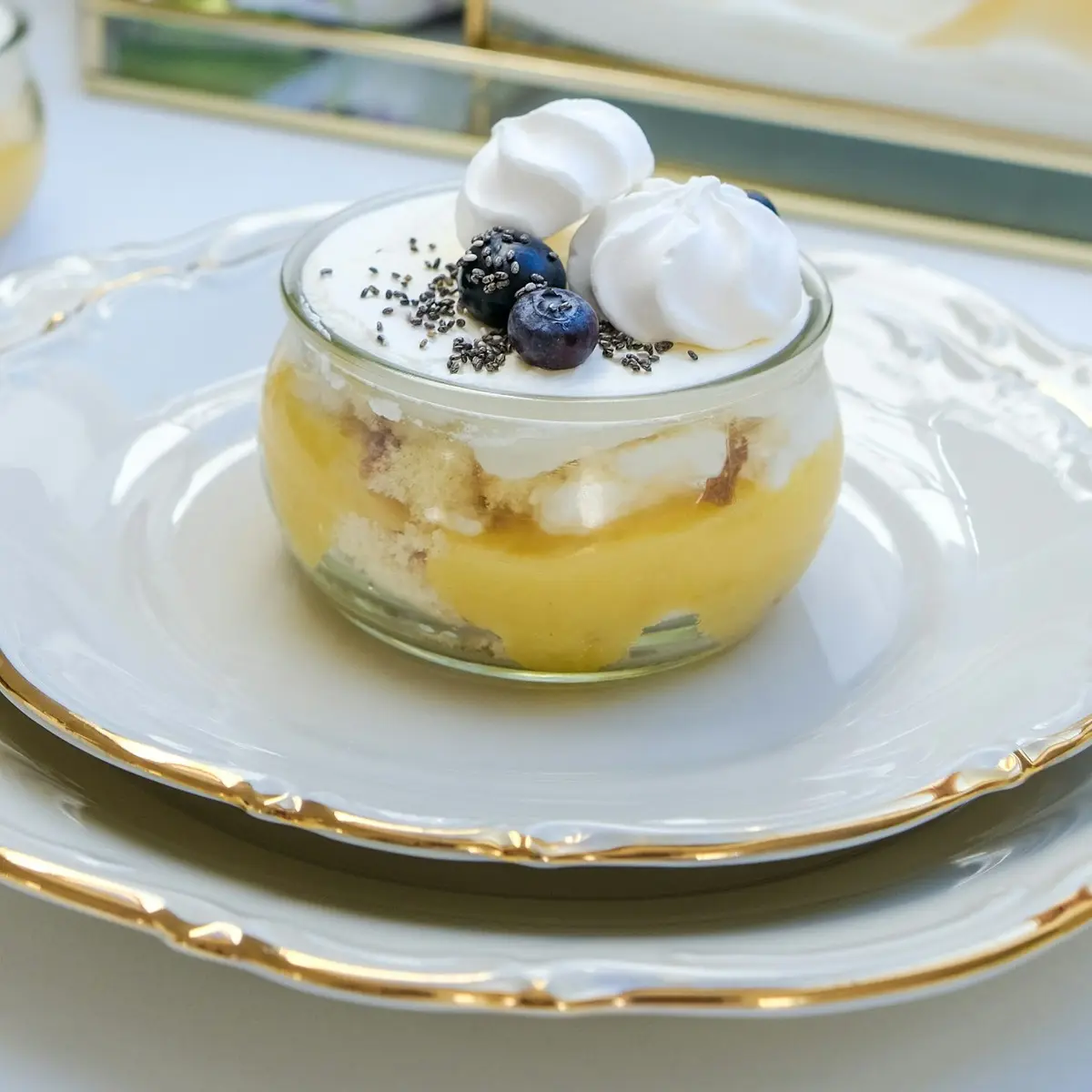 Lemon Sweet Jar — Creamy yogurt layered with lemon.